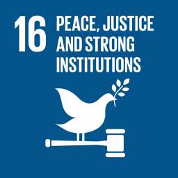 Cover of Goal 16 Peace, justice and strong institutions